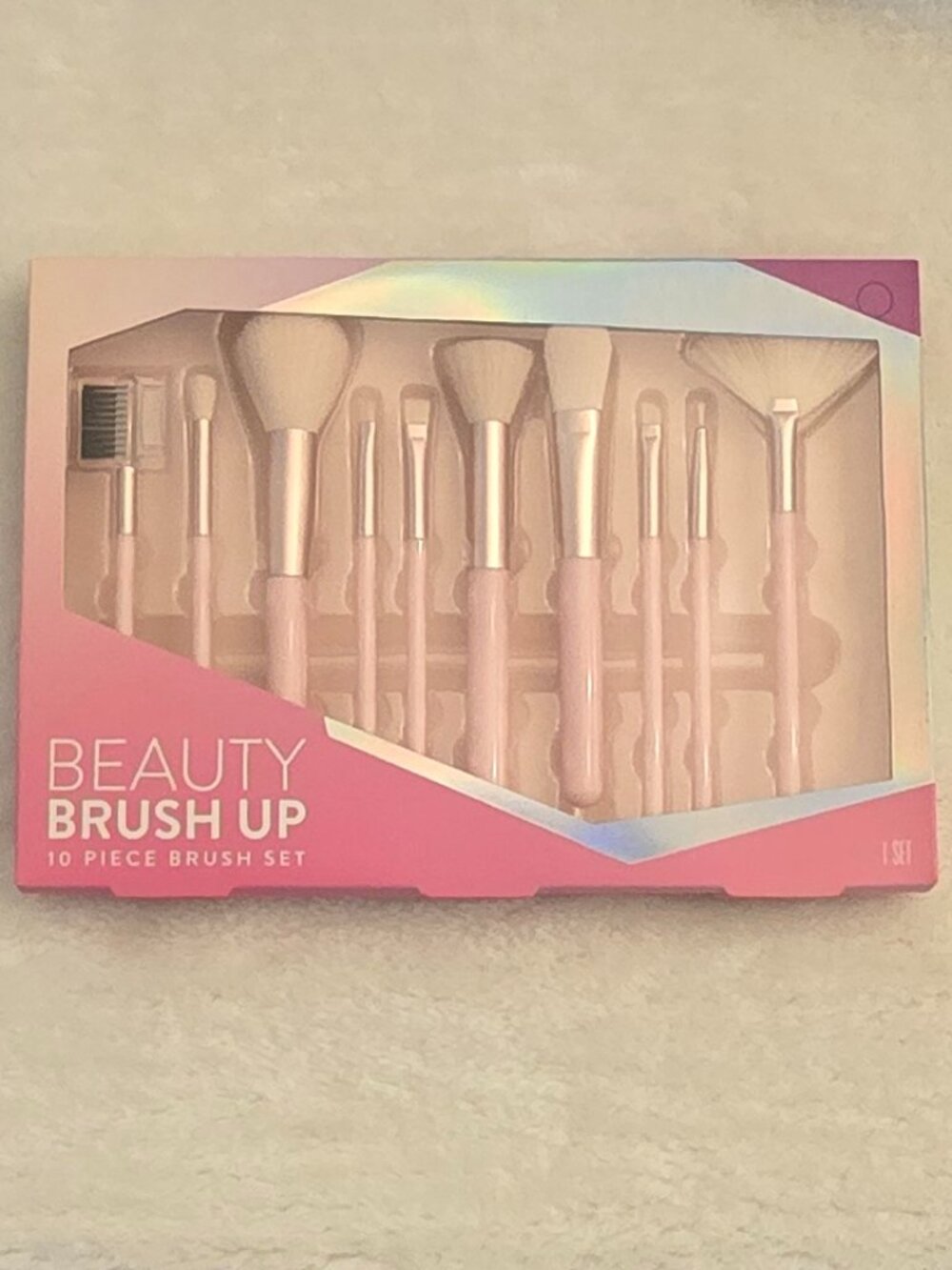 Beauty Brush Up 10 Piece Brush Set (NWT)